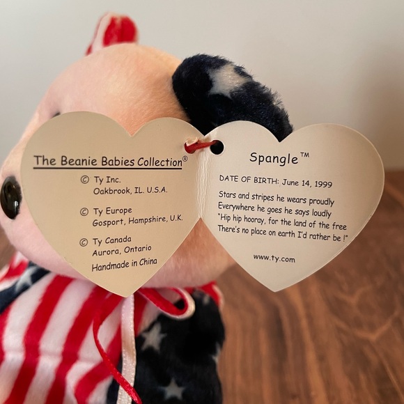 3 FOR $25: Authentic TY Beanie Babies Spangle the Bear, 1999. NWT - Picture 4 of 4